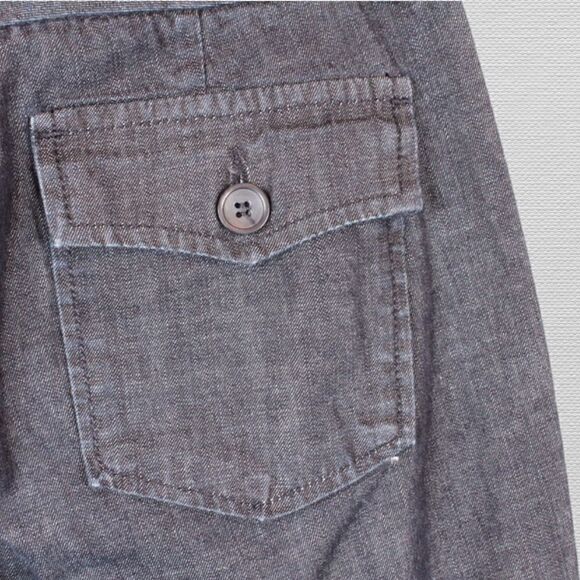 LUCKY BRAND Manhattan Trouser Wide Leg in Dark Blue Women's Size 28 = 6 - Picture 6 of 10